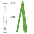 thumbnail image 2 of Balery Green Cucumber Corbata Clásica de Seda para Hombre, Corbata Tejida Jacquard, Corbatas Formales para Negocios y Bodas, 2 of 7