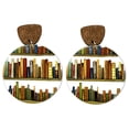 thumbnail image 2 of Fiudx Pendientes Literarios, Elegante Diseño de Gota de Agua, Par de Lágrima de Colores, Accesorio Ligero y Cómodo, Regalo para Profesores o Escritores, Joyería Única., 2 of 6