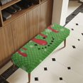 thumbnail image 3 of XYZCANDO Machine Washable Dining Bench Covers for Bedroom Living Room, Polyester Spandex Stretch Bench Seat Cover with Scratch Resistant, 3 of 9