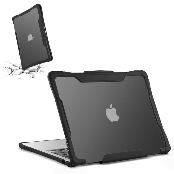 Techprotectus Rugged Laptop Sleeve with Keyboard Cover for Apple 13.6 Macbook Air 2022 M2 Black
