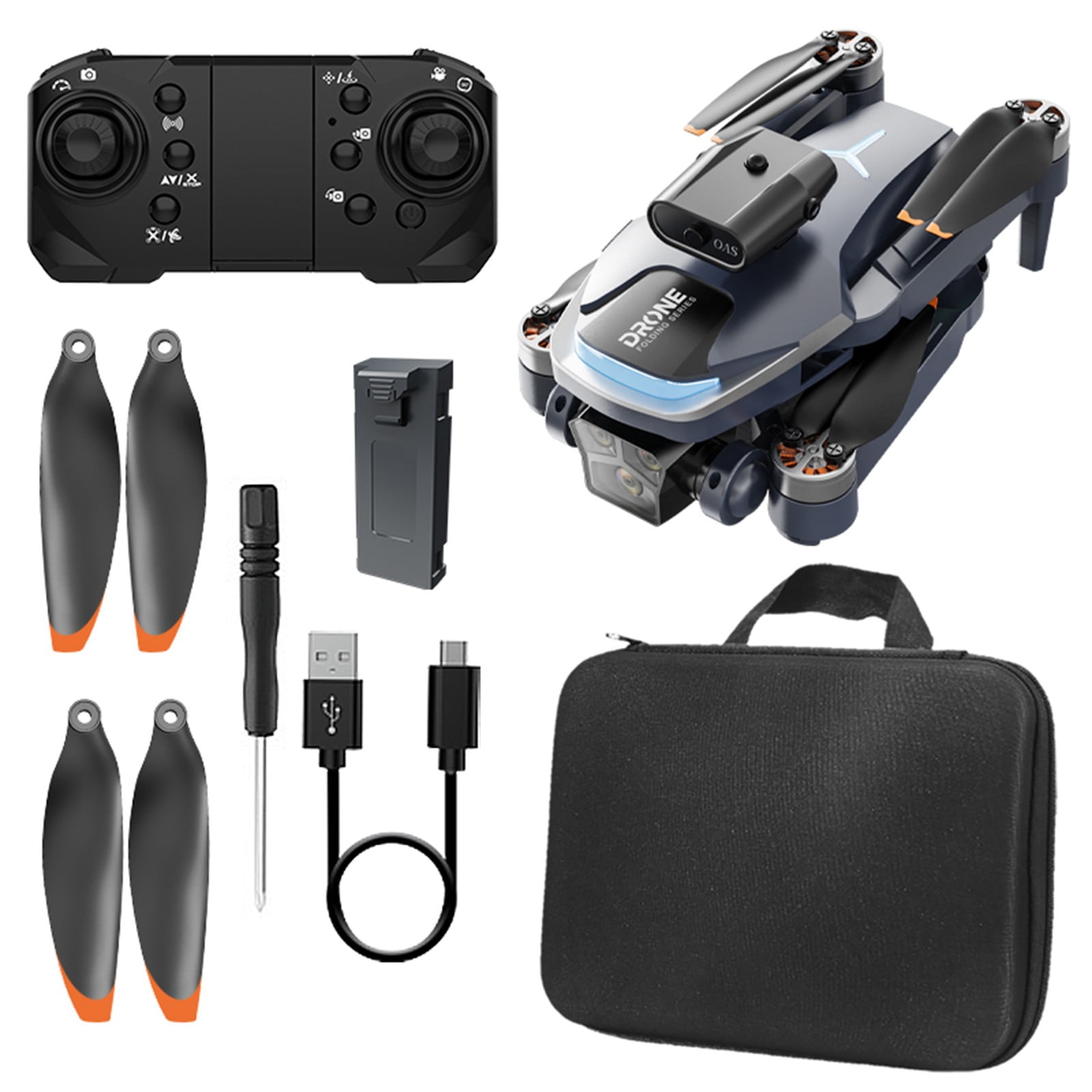 Drone with Camera for Kids and Beginners, Brushless Motors with Long Flight Time, Obstacle Avoidance & Portable Bag
