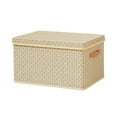 thumbnail image 1 of Birdeem Clothes and Quilts Storage Box, Thickened Hard Board Folding with Lid Storage Box, Pants Storage, Household Dormitory Storage, 1 of 1
