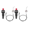 thumbnail image 3 of Grill Stove Spark Ignition, Grill Stove Igniter Set 2 Sets Plastic Threaded Push Type Temperature Resistant For Kitchen, 3 of 8