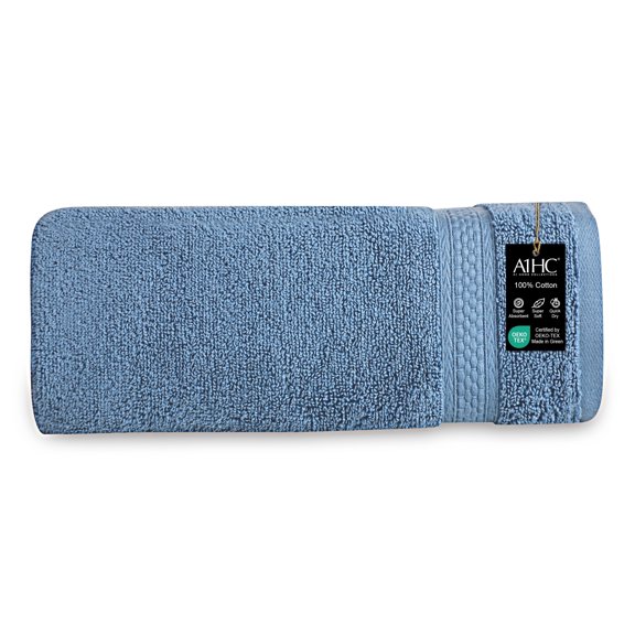A1HC 100% Cotton Pack of 1 Bath Sheet 35"X70", 500 GSM Duet Technology, Zero Twist, Ultra Soft, Quick Dry & Highly Absorbent, Oeko-Tex Green Certified, Towels for Bathroom, Gym, Hotel & Spa