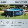 thumbnail image 4 of INTEX UltraLuxe 20ft x 52in Above Ground Pool, Sand Pump, & Saltwater System, 4 of 7