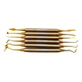 thumbnail image 2 of Espátula de relleno de resina compuesta Yuyangstore Herramienta de cuidado bucal con mango grueso 6 piezas oro, 2 of 8