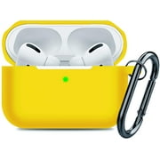 Airpods Pro Case Cover,HTCM Silicone Protective Skin Case for Airpod Pro Yellow
