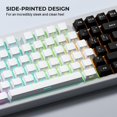 thumbnail image 2 of Juego de teclas SDYZ con estampado lateral blanco PBT 132 teclas Cherry Profile, 2 of 6