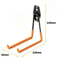 thumbnail image 6 of sunsanly Wall Hook with 2 Nails Great Load Bearing Heavy Duty Anti-slip Anti-rust Warehouse Garage Stuff Organization Hanger Gardening Tool Bike Wall Holder, 6 of 8