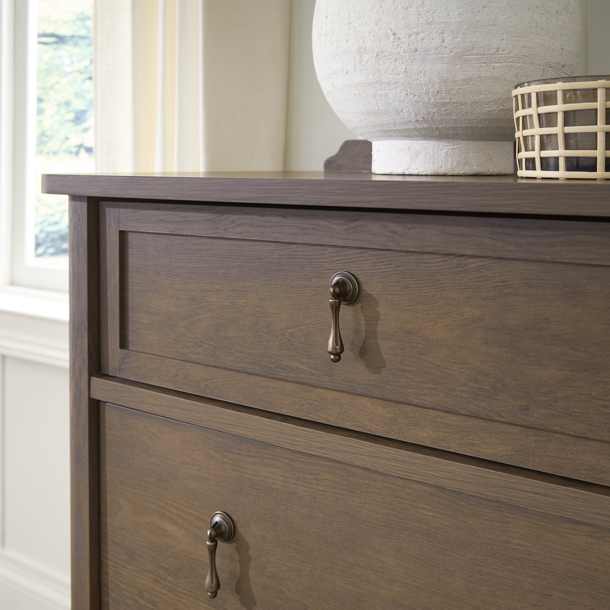 My Texas House Hartwell 9 Drawer Dresser, Heritage Oak Finish