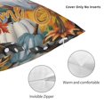 thumbnail image 3 of Honeii Welcom Fall Print Throw Pillow, Square Decorative Pillow Forms Soft Fluffy Plump Pillow Decorative Pillow Inserts,Couch Pillows-26"x26", 3 of 7
