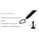 thumbnail image 4 of Juego de puntas de repuesto para bolígrafos EXTFOA S Pen, paquete de 10 unidades y 2 herramientas, color negro, 4 of 4