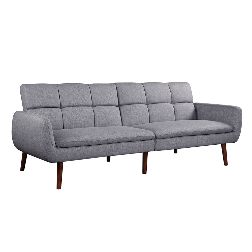 Kepooman Reversible Sectional Sofa, Modern PU Leather Sleeper Sofa With Metal Legs, Sofa Bed for Living Room and Office, #2PU Black Kepooman Reversible Sectional Sofa, Modern PU Leather Sleeper Sofa With Metal Legs, Sofa Bed for Living Room and Office, #2PU Black
