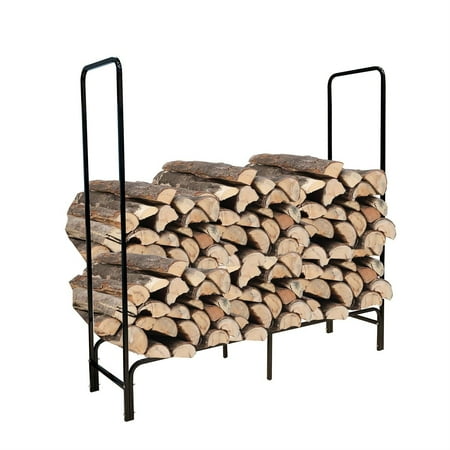 

Firewood storage rack with cover with water-proof cover Log Rack Waterproof Wood Pile Cover Firewood Log Rack Cover Oxford Heavy Duty Outdoor All-Weather Protection for Fire Wood Storage (4 ft)
