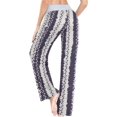 thumbnail image 5 of FREEAMG Women Pajama Pants Lounge Pants Long Stretch Comfy Sleepwear Ethnic Stripes, 5 of 7