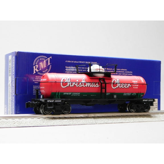 READY MADE TRAINS CHRISTMAS CHEER SINGLE DOME TANK CAR RMT-96850-3