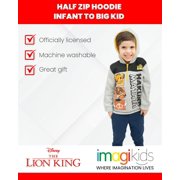 Disney Lion King Half Zip Hoodie Toddler to Big Kid