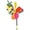 F001- A, variant on Backyard Decorations Outdoor, Running Tiger Design, 18 in Mounted Stake, Wind Spinners for Yard and Garden, Outdoor Porch Decor, Multitone Blades, 1 Pc
