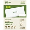 Avery EcoFriendly Recycled Address Labels, 1" x 2-5/8", White, Permanent Label Adhesive, 3,000 Printable Labels (48460)