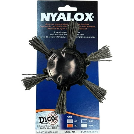 Dico 7200033 4" Extra Coarse Nyalox Flap Wire Brush