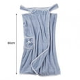 thumbnail image 7 of Women Wearable Bath Towel Adults Bath Towel with Shoulder Straps Water Absorbent Beach Wrap Towel Adults Spa Bathrobe Dress (Light Pink), 7 of 7