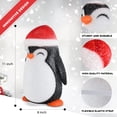 thumbnail image 7 of Ornativity Penguin Porch Light Cover - Penguins Head Outdoor Front Porch Lamp Holiday Decoration Covers - Set of 2, 7 of 7