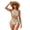 Carousel Horse & Strawberry Print, variant on Carousel Horse & Strawberry Print High Waisted Bikini Set - Halter Neck Drawstring 2 Piece Swimsuit for Summer Beach & Vacation