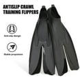 thumbnail image 3 of Tignapoo High-Performance Split Fin Swim Fins for Snorkeling, Diving, and Swimming Training - Black, Medium Size, 3 of 7