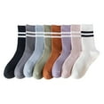 thumbnail image 3 of TELOLY 8Pairs Pilates Socks,Dynamic Foot Wrapping Yoga Socks,Enhanced Movement Support Slipper Socks,Multicolor1, 3 of 5