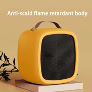 Compact Lightweight Portable Mini Space Heater - Efficient Fast Heating 500W Desktop Warm Air Fan Ideal for Indoor Office Household Use - Instant Warmth Electric Heater