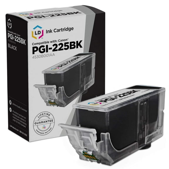 LD Products Compatible Ink Cartridge Replacement for Canon PGI-225BK 4530B001AA (Pigment Black)