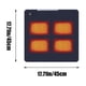 thumbnail image 3 of Intelligent 5v Heating Cushion Office Outdoor Heating Blanket Heating Cushion Graphene Heating Cushion Multi-Scenario Applicable Three Speeds Can Be Adjusted, 3 of 6