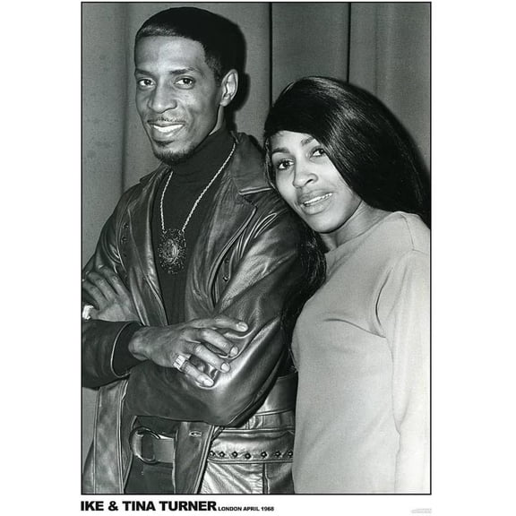 Ike & Tina Turner London 1968 Poster 23.5x33 inch