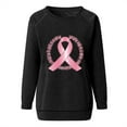 thumbnail image 6 of Olyvenn Breast Cancer Survivor Sweatshirts for Women Long Sleeve Pullover Tops Butterfly Ribbon Shirts Funny Clothing Items 2025 Black XL, 6 of 6