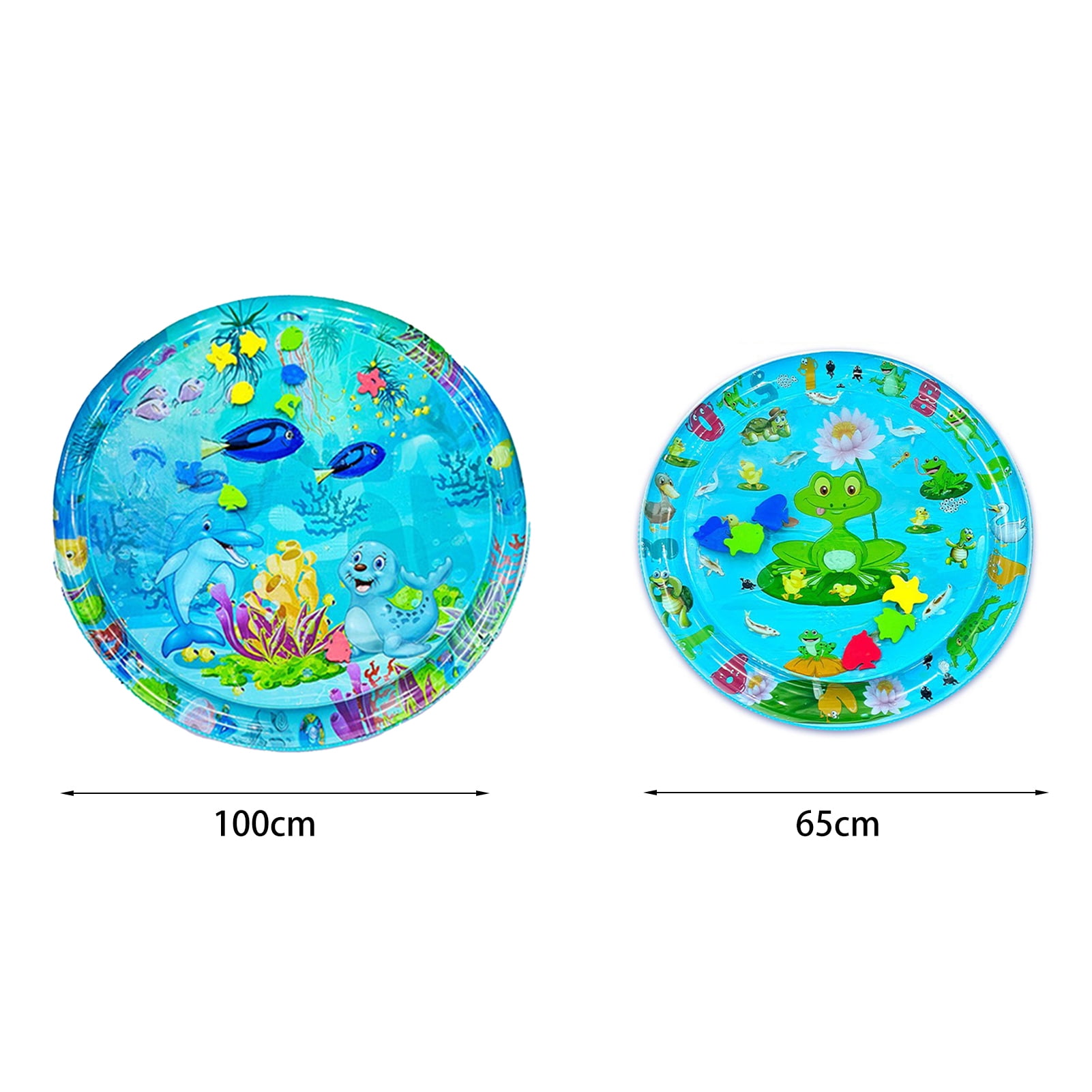 Frogued Cat Play Mat Thickened Water Sensor Pet Play Mat Water Sensing Cooling Mat Toy Interactive Pet Water Sensor Pad (Type A)