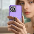 thumbnail image 6 of For iPhone 15.15 Pro,15 Plus,15 Ro Max Case, 2 in 1 Phone Case for iPhone 15 Pro 6.1", Tiflook Rubber & Rugged Shockproof Protection Heavy Duty with Ring Stand Kickstand Cover,Purple, 6 of 6