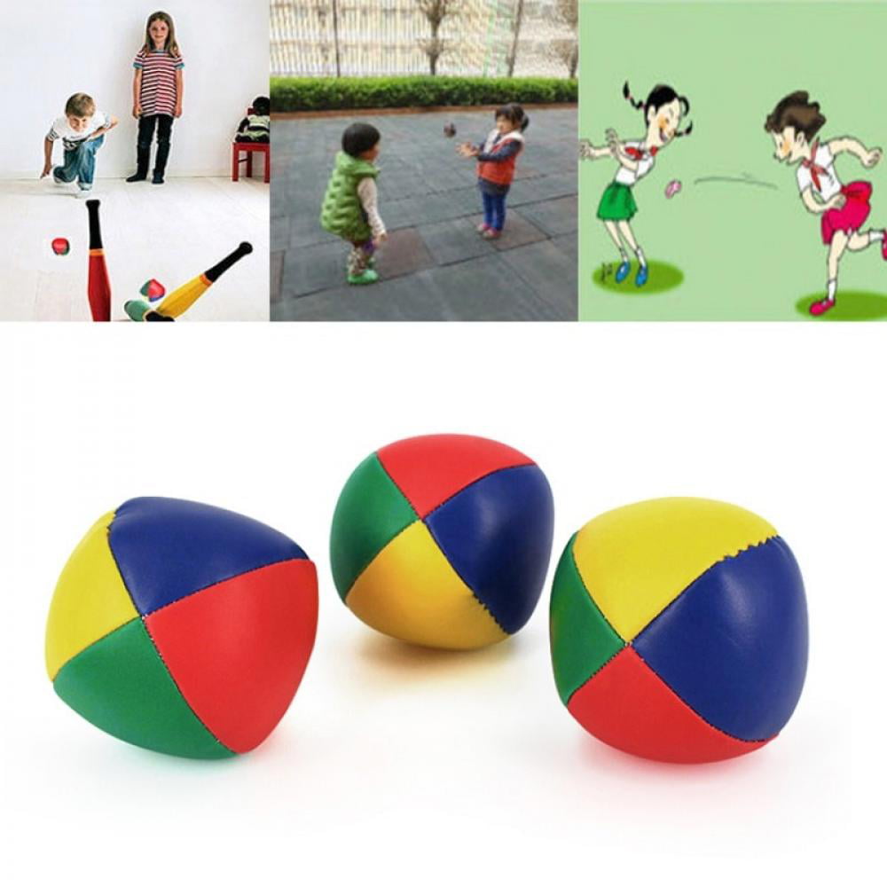 5*5CM Cute Handmade Footbag Magic Juggling Ball Random Color Kids Child Toys UK 