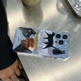 thumbnail image 4 of Compatible with iPhone Case,Cute Elegance Cat Clear [ Drop&Camera Lens Protection] Shockproof Cover Phone Case (Clear,iPhone 12), 4 of 5