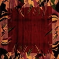 thumbnail image 1 of Ahgly Company Indoor Square Abstract Orange Modern Area Rugs, 8' Square, 1 of 4