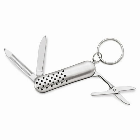 Stainless Steel 3 Function Pocket Knife in Gift Tin QGM5025