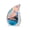 Train-1, variant on VALERASH Train Urns for Human Ashes – 10 Inch Adult Urn - Blue Funeral Urns for Human Ashes Adult Male & Female- 10 Inch
