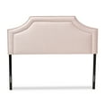 thumbnail image 4 of Baxton Studio Avignon Velvet and Wood Queen Headboard in Light Pink, 4 of 8