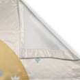thumbnail image 3 of Ambesonne Dinosaur Kitchen Curtains, Animal on Moon Flowers Art, 55"x24", Pastel Brown Yellow Green, 3 of 3
