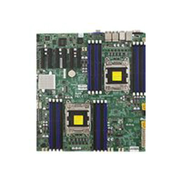 SUPERMICRO X9DRD-EF - Carte Mère - Extension ATX - Socket LGA2011 - 2 Processeurs Pris en Charge - Chipset C602J - 2 x Gigabit LAN - Graphiques Intégrés