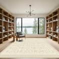 thumbnail image 2 of ODIKA 8'x10' Machine Washable Non-Slip Area Rug, Geometric Beige High Traffic Rug with Pad, Beige, 1034027, 2 of 8