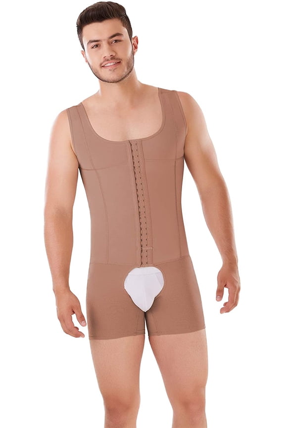 Fajas Colombianas para Hombres Mens Girdle High Compression Garmen Shapewear Body Shaper for Men 061