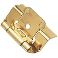 thumbnail image 1 of Hickory Hardware P5710F-3 Polished Brass Semi-Concealed Full Wrap Hinge 2-Pack, 1 of 1