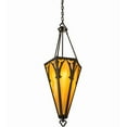 thumbnail image 6 of Meyda 173027 14 in. Church Inverted Pendant, Timeless Bronze Beige Ripple Glass, 6 of 7