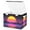 A Retro-Wave Landscape, variant on Foldable Fabric Storage Bin With Handle Collapsible Basket Box Storage With Lid Organizer Colorful Retro