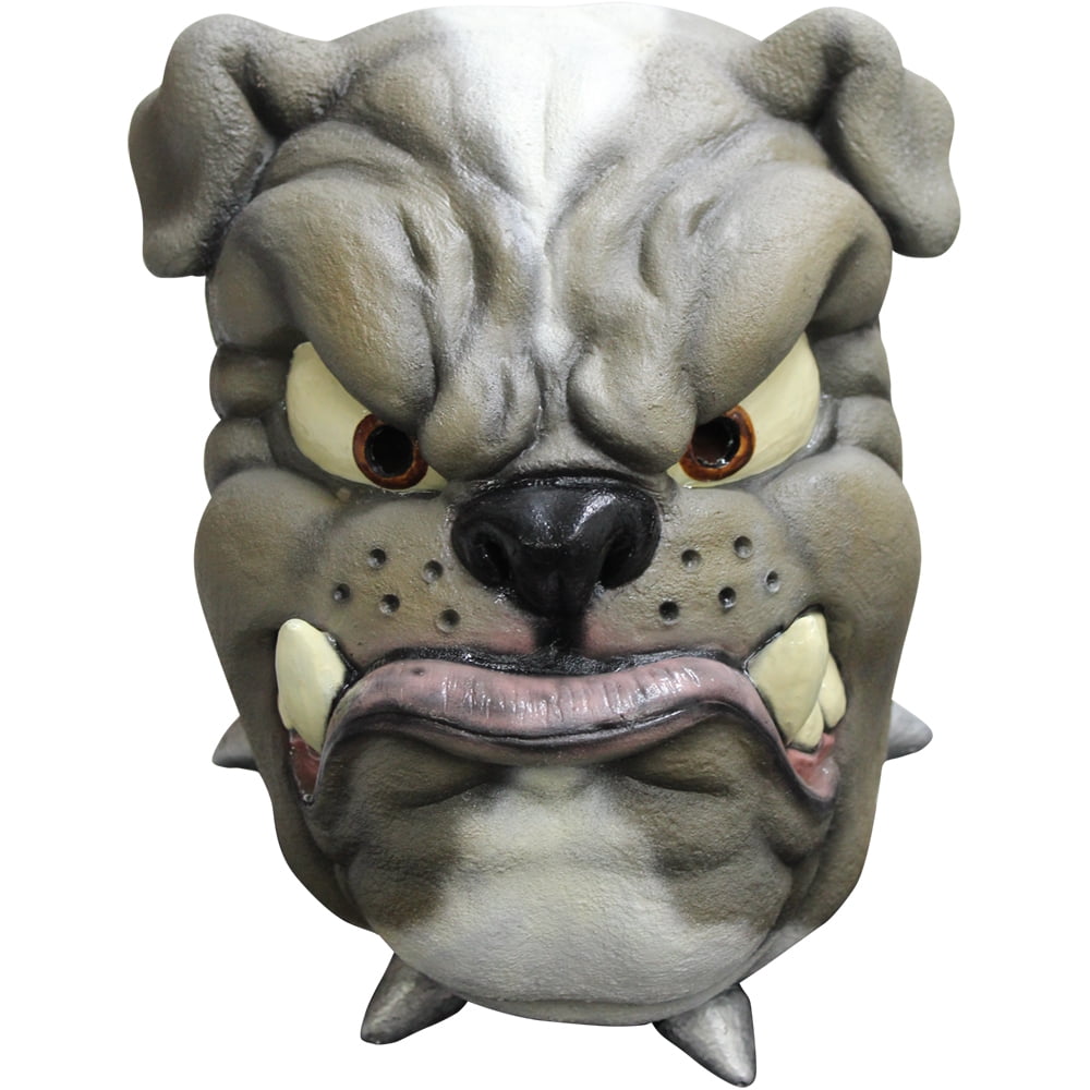 British Bulldog Mask Spike Dog Latex Full head Animal Masks Fancy Dress 